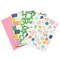 Crate Paper Single-Sided Card Making Pad 6"X8" 24/Pkg-Maggie Holmes Sunny Days W/Gold Foil
